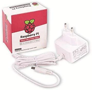 Raspberry Pi 4 oficialus maitinimo šaltinis USB-C 5.1V 3A - baltas