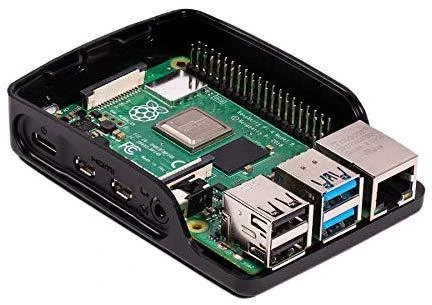 Oem Raspberry Pi Model 4B oficialus korpusas - grafitas