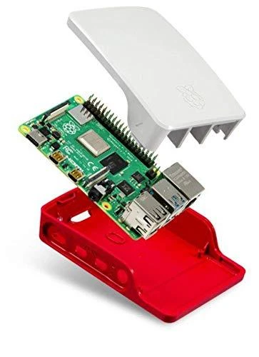 Raspberry Pi 4B korpusas su atvira plokšte