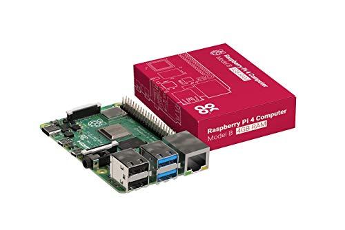 „Raspberry Pi 4“ modelis B, 4 GB RAM, USB C, „Dual Micro HDMI“, „Gigabit Ethernet“ RPI-4MODB4G