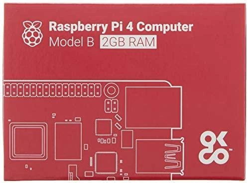 Raspberry Pi 4 modelis B WiFi DualBand Bluetooth 2GB RAM 1.8GHz