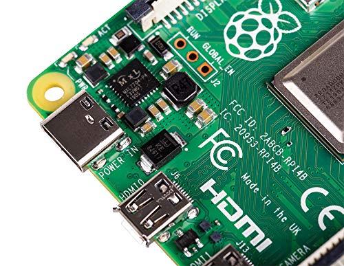 „Raspberry Pi 4“ modelis B, 4 GB RAM, USB C, „Dual Micro HDMI“, „Gigabit Ethernet“ RPI-4MODB4G
