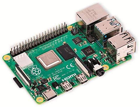 „Raspberry Pi 4“ modelis B, 4 GB RAM, USB C, „Dual Micro HDMI“, „Gigabit Ethernet“ RPI-4MODB4G