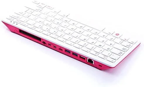 Kompiuteris Raspberry Pi 400 su klaviatūra US 4GB 1.8GHz + oficialūs priedai
