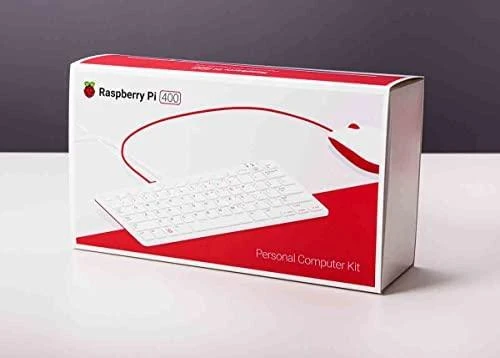 Kompiuteris Raspberry Pi 400 su klaviatūra US 4GB 1.8GHz + oficialūs priedai