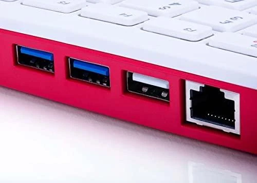 Kompiuteris Raspberry Pi 400 su klaviatūra US 4GB 1.8GHz + oficialūs priedai