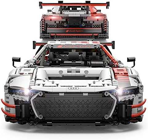 Rastar Techniniai konstruktoriaus blokai 1:8 Audi R8 LMS GT3 balti