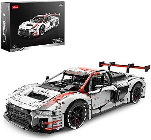 Rastar Techniniai konstruktoriaus blokai 1:8 Audi R8 LMS GT3 balti