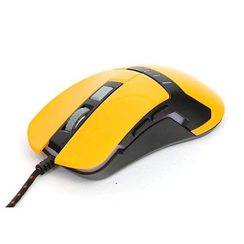 Pelė VARR Gaming OM-270 su laidu, geltonos spalvos
