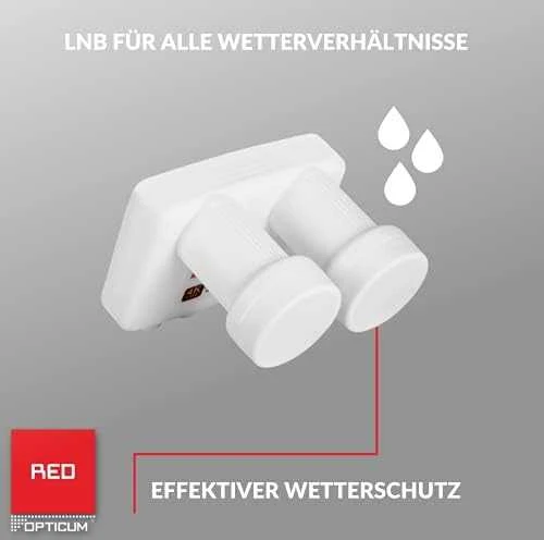 LNB Monoblock Quad Opticum LMQP-04H H+A