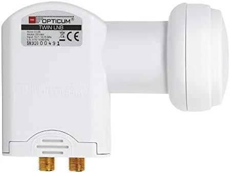 Opticum Twin LNB keitiklis su dviem jungtimis