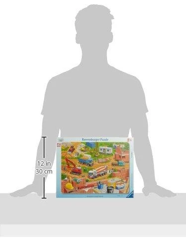 Ravensburger Dėlionė 12 vnt. - Statybų aikštelė