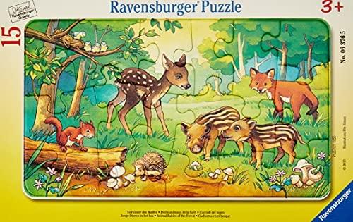 Ravensburger Dėlionė 15 vnt. - Gyvūnai miške
