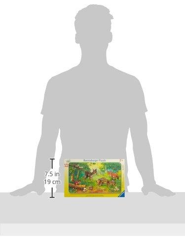 Ravensburger Dėlionė 15 vnt. - Gyvūnai miške