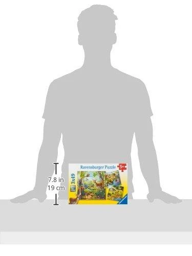 Ravensburger Dėlionė 3x49 vnt. - Gyvūnai