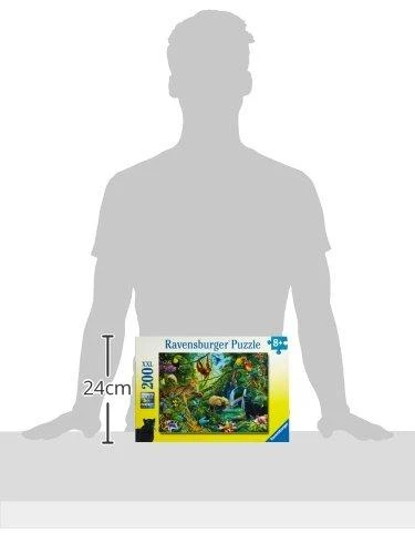 Ravensburger Dėlionė 200 vnt. - Gyvūnai džiunglėse