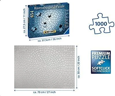 Ravensburger Dėlionė 654 vnt. - "Krypt" Sidabrinė