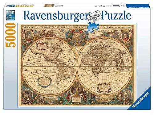 Ravensburger Dėlionė 5000 vnt. - Senovinis pasaulio žemėlapis
