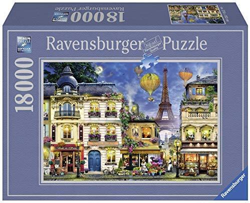 Ravensburger dėlionė „Vakarinis pasivaikščiojimas Paryžiuje“, 18000 det.