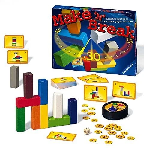Ravensburger stalo žaidimas Sukurti ir nugriauti.