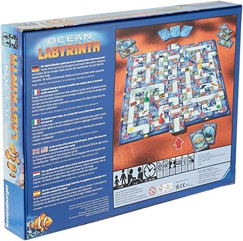 Ravensburger stalo žaidimas „Labyrinth Ocean“, 2–4 žaid., nuo 7 m.