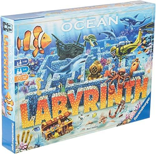 Ravensburger stalo žaidimas „Labyrinth Ocean“, 2–4 žaid., nuo 7 m.