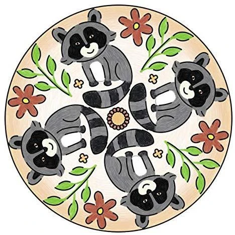 Ravensburger Mini Mandala Mieli gyvūnai