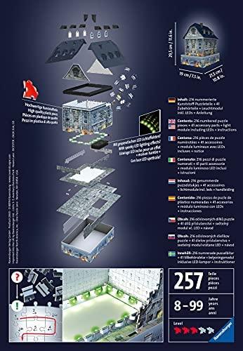 Ravensburger 3D Dėlionė 216 vnt. - Tamsoje šviečiantis pasenęs namas