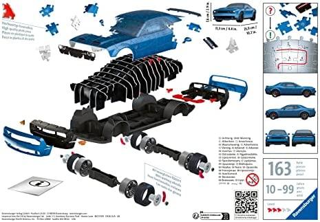 Ravensburger 3D Dėlionė 163 vnt. - Dodge Challenger Hellcat automobilis