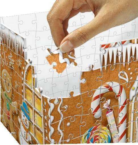 Ravensburger "3D" Dėlionė 215 vnt. - Imbierinių meduolių namelis