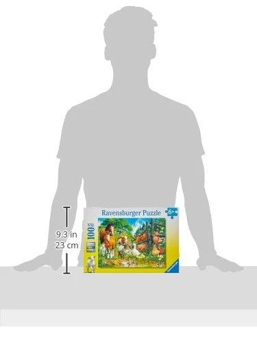 Ravensburger Dėlionė 100 vnt. - Kaimo gyvūnai