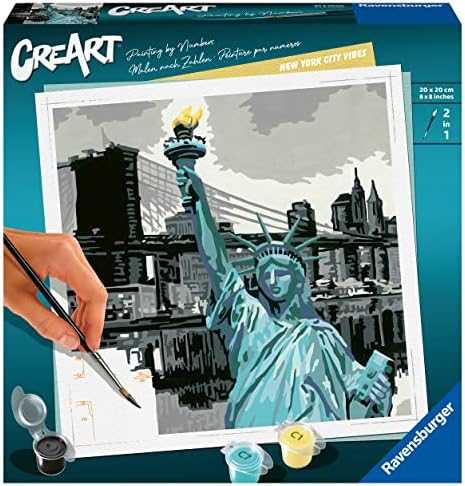 Ravensburger Tapyba pagal skaicius CreArt New York City Vibes D/F/I/NL/EN/E 28998