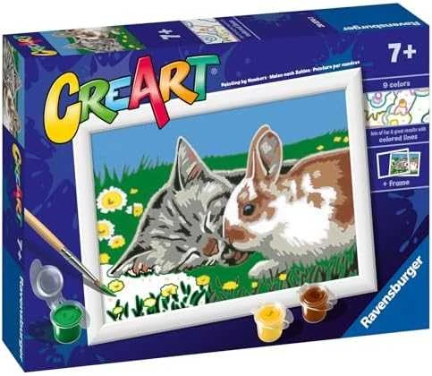 Ravensburger CreArt spalvinimo knygelė vaikams Katės pievoje