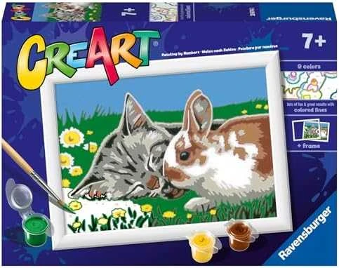 Ravensburger CreArt spalvinimo knygelė vaikams Katės pievoje