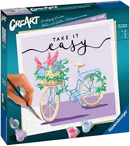 Ravensburger Rankdarbių rinkinys piešimui CreArt Take it easy 20x20cm