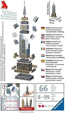 Ravensburger "3D" Dėlionė 54 vnt. - Empire State Building