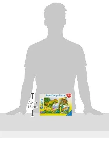 Ravensburger Dėlionė 3x49 vnt. - Priešistoriniai laikai