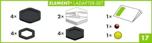 Ravensburger GraviTrax Junior adapterių rinkinys, 17 det., nuo 8 m.
