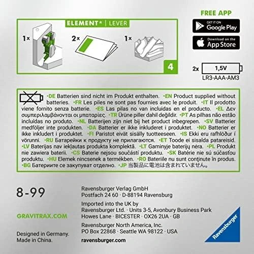 Ravensburger Papildomas Gravitrax Power kaskados mechanizmas
