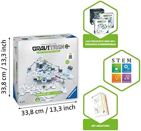 Ravensburger GraviTrax POWER startinis rinkinys „Switch“, nuo 8 m.