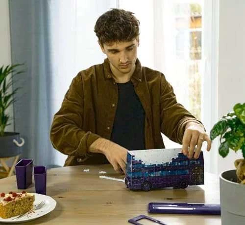 RAVENSBURGER 3D dėlionė Harry Potter Knight Bus, 216d., 11158