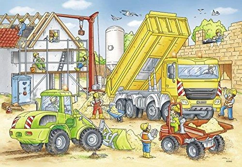 Ravensburger Dėlionė 2x24 vnt. - Statybų darbai