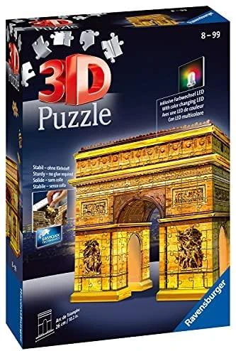 Ravensburger "3D" Dėlionė 216 vnt. - Triumfo arka naktį