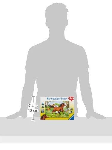 Ravensburger Dėlionė 2x24 vnt. - Arkliai