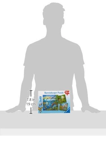 Ravensburger Dėlionė 3x49 vnt. - Dinozaurai