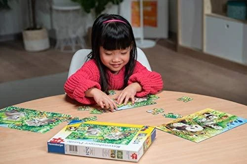 Ravensburger Dėlionė 2x24 vnt. - Mielos koalos ir pandos
