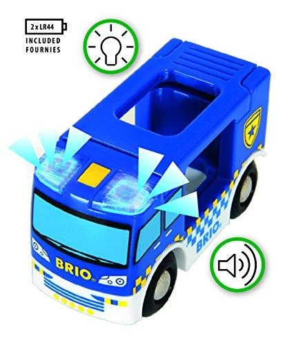 Ravensburger Brio Railway BRIO policijos autobusiukas, 33825
