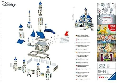 3D Puzzle Disney Castle - RAVENSBURGER dėlionė