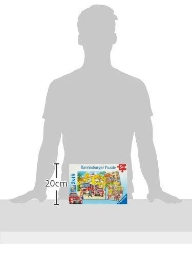 Ravensburger Dėlionė 3x49 vnt. - Ugniagesių brigada