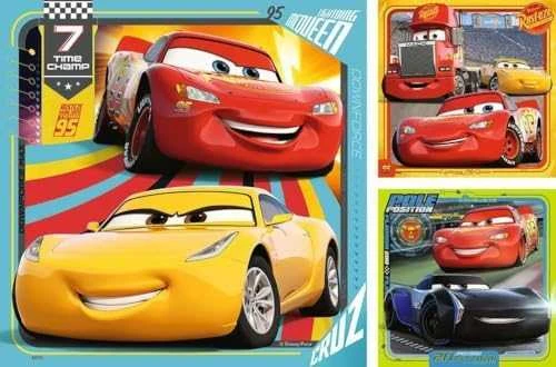 Ravensburger Dėlionė 3x49 vnt. - Ratai (Cars)